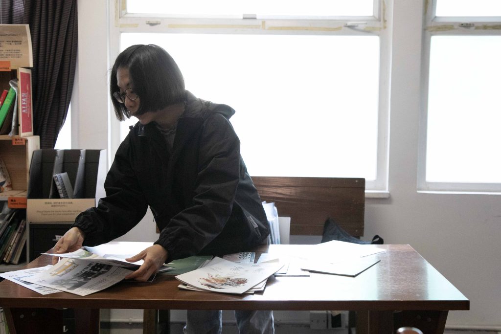 BoBo Choy 明年撤出富德樓，正為倉庫躊躇。（關震海攝）