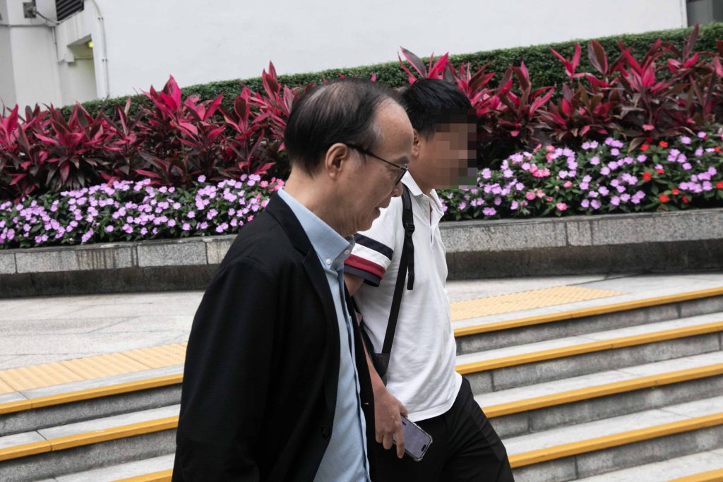 馬逢國多次到區域法院低調旁聽。