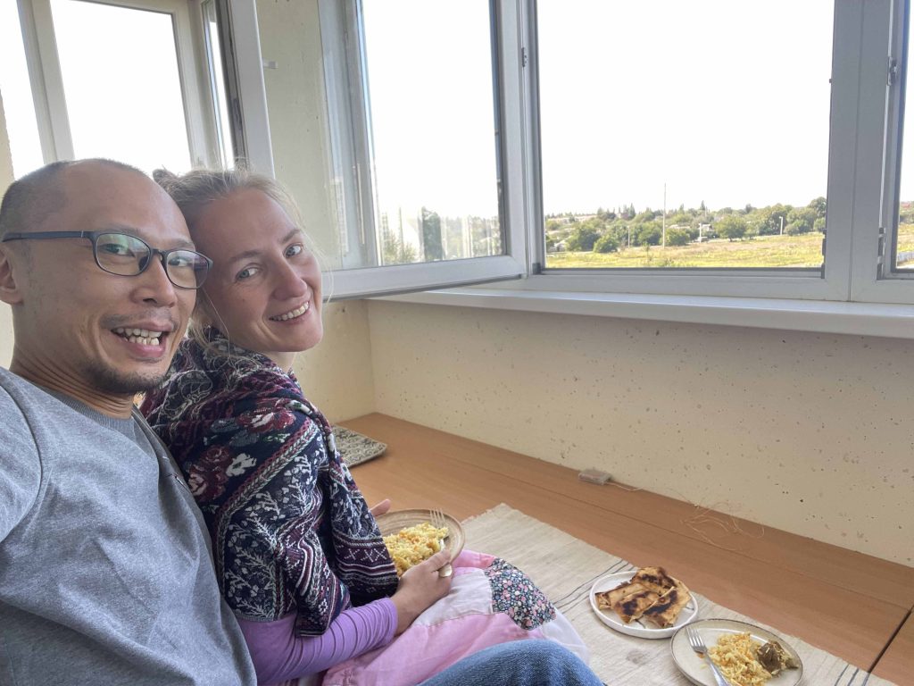 Thomas坦言考慮到俄烏戰事的不穩，與Kateryna結婚會對女方更有保障。（Thomas提供照片）