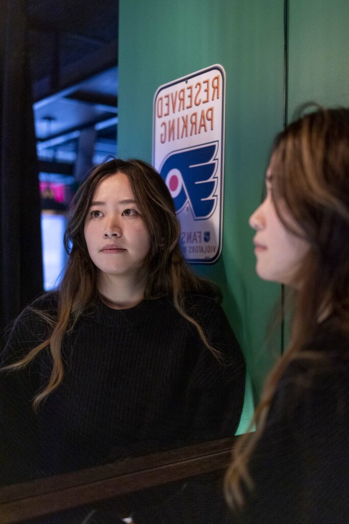 在英國廣告媒體界工作的台灣人Candy 擔心賴清德當選會引發台海戰爭。（Hesther Ng 攝）